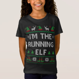 Ich bin die Racing Elf Familie, die sonnige Weihna T-Shirt