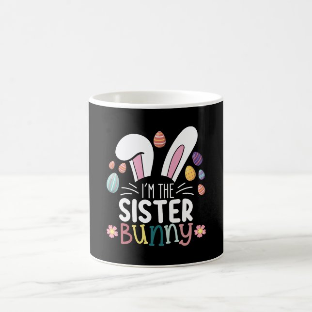 Ich bin die Schwester Bunny Osterfamilie, die pass Kaffeetasse (Mittel)