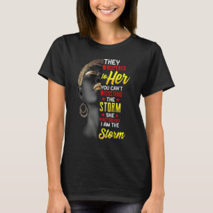 Ich bin die starke afrikanische Königin Mädchen Sc T-Shirt