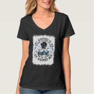 Ich bin die starke Frau Diabetes Awar geblasen T-Shirt