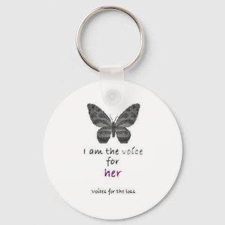 Ich bin die Stimme für sie Schlüsselanhänger