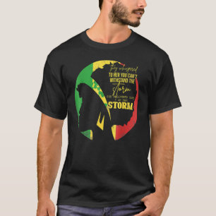 Ich bin die Storm Black History Königin Melanin Af T-Shirt