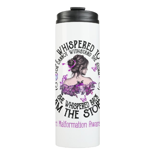 Ich bin die Storm Chiari Malformation Bewusstsein. Thermosbecher (Vorderseite)