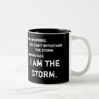 Ich bin die Storm Lion Tasse Schwarz und Weiß