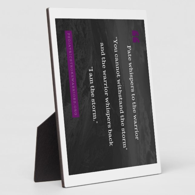 Ich bin die Storm-Sammlung Fotoplatte (Seite)