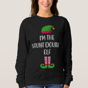 Ich bin die Stunt Double Elf Weihnachtsfamilie, di Sweatshirt