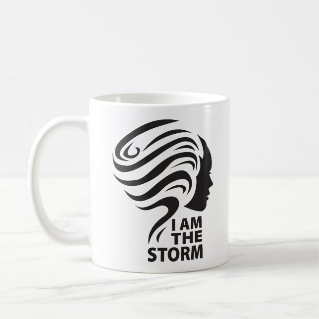 Ich bin die Sturm-Tasse Tasse (Links)