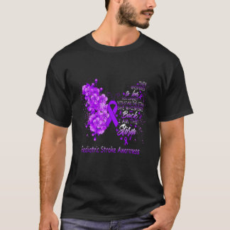 Ich bin die stürmische Pädiatrie Stroke Awareness T-Shirt