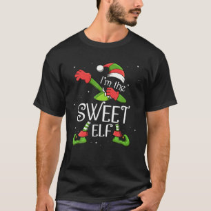 Ich bin die süße Elf, die Weihnachtsmann-Familie T-Shirt