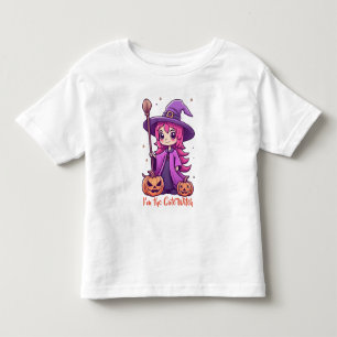 Ich bin die süße Hexe Pink Girly Halloween Kleinkind T-shirt