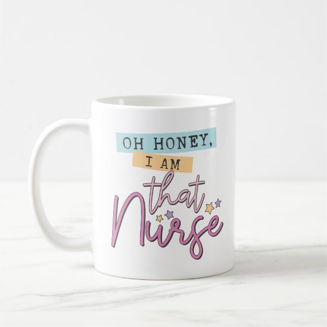 Ich bin die Tasse des Krankenkaffees, die ästhetis (Links)