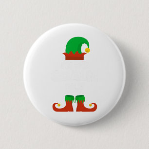 Ich bin die Torwart-Elf-Familien-Pyjama-Weihnachte Button