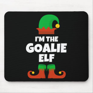 Ich bin die Torwart-Elfen-Familien-Pyjama-Weihnach Mousepad