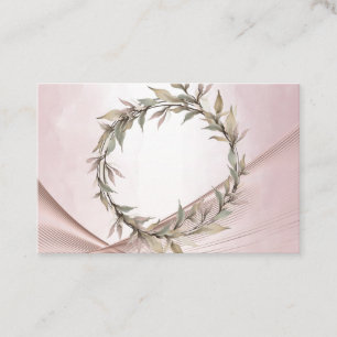 Ich bin die umliegende Dusty Rose Business Card Visitenkarte