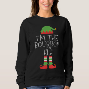 Ich bin die Weihnachtsfamilie der Bourbon-Elf, die Sweatshirt