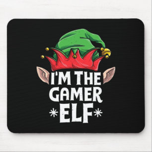 Ich bin die Weihnachtsfamilie der Gamer Elf, die P Mousepad