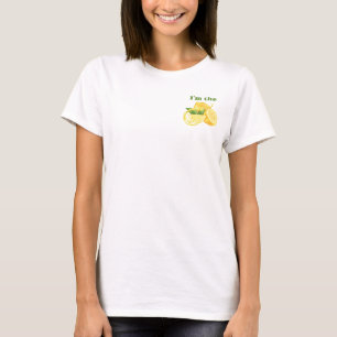 Ich bin die Zitrone, Lustiges passendes Paar-Set T-Shirt