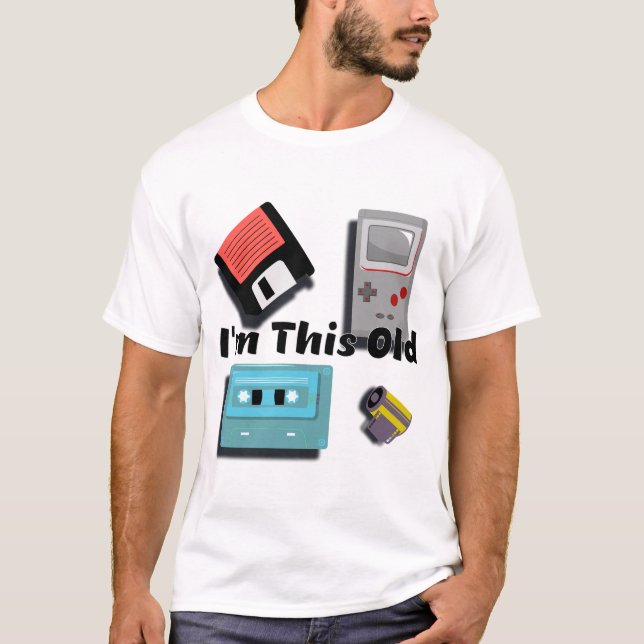 Ich bin diese alte Grafik T-Shirt (Vorderseite)