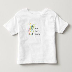 Ich bin diese viele kleinkind t-shirt