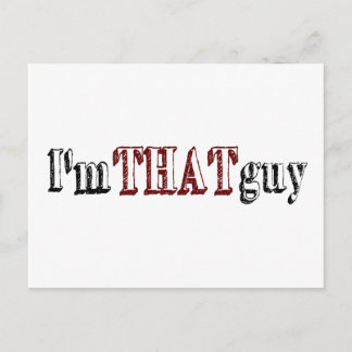 Ich bin dieser Typ Postkarte