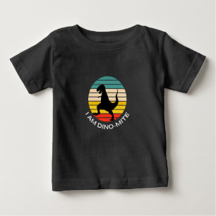 Ich bin Dino-Milbe-Dinosaurier-Kinder, die Kleinki Baby T-shirt