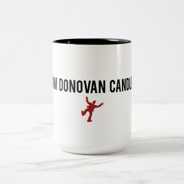 Ich bin Donovan Kerze - Kaffee-Tasse Zweifarbige Tasse (Mittel)