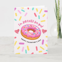 Ich bin Donuts für Sie - Donuts Lover Valentine Karte