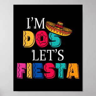 Ich bin Dos Let's Fiesta Taco zweitägige 2. Geburt Poster