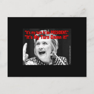 Ich bin dran! postkarte