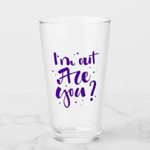 Ich bin draußen, oder? glas