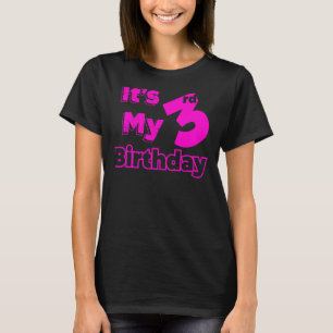 Ich bin drei Jahre alt und es ist mein 3. Geburtst T-Shirt