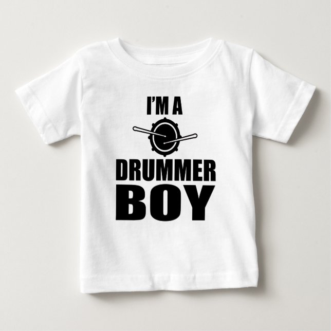 ICH BIN DRUMMER BOY BABY T-SHIRT (Vorderseite)