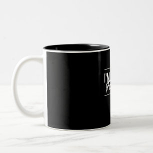 Ich bin Dry für Bier Zweifarbige Tasse