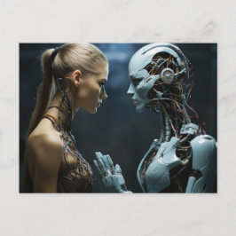 Ich bin du, so wie du ich bist postkarte