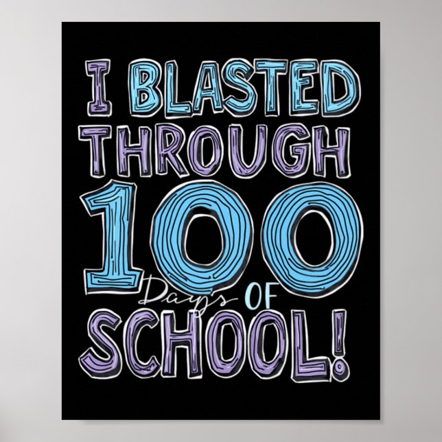 Ich bin durch 100 Schultage gestorben Poster (Vorne)