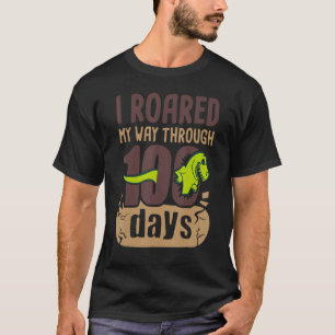 Ich bin durch 100 Tage in Dinosau gegangen T-Shirt