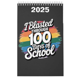 Ich bin durch 100 Tage Regenbogen in der Schule ge Kalender