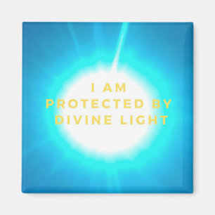 ICH BIN DURCH DIVINE LIGHT AFFIRMATION MAGNET GESC