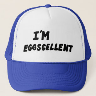 Ich bin Eggscellent Fernlastfahrer-Hut Truckerkappe