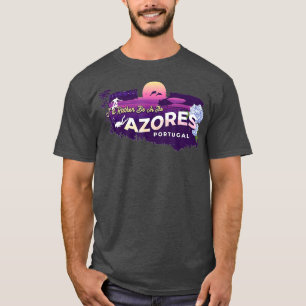 Ich bin eher auf den Azoren, Portugal Vintag T-Shirt