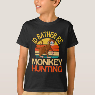 Ich bin eher der Affe, der Niedlichen Affen jagen T-Shirt