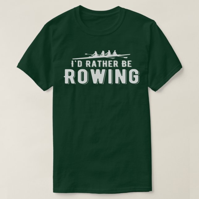 Ich bin eher ein Ruderpferdboot T-Shirt (Design vorne)