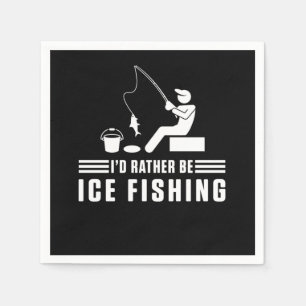 Ich bin eher Eisfisch, der von Fischern geschenkt Serviette