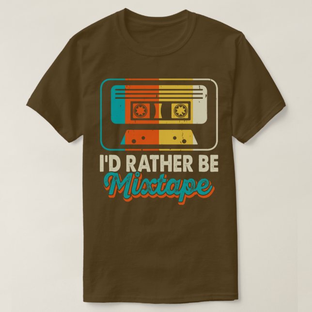 Ich bin eher Mixtape T Shirt für Frauen (Design vorne)