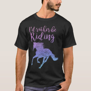 Ich bin eher Reitpferd Reitpferde Ri T-Shirt