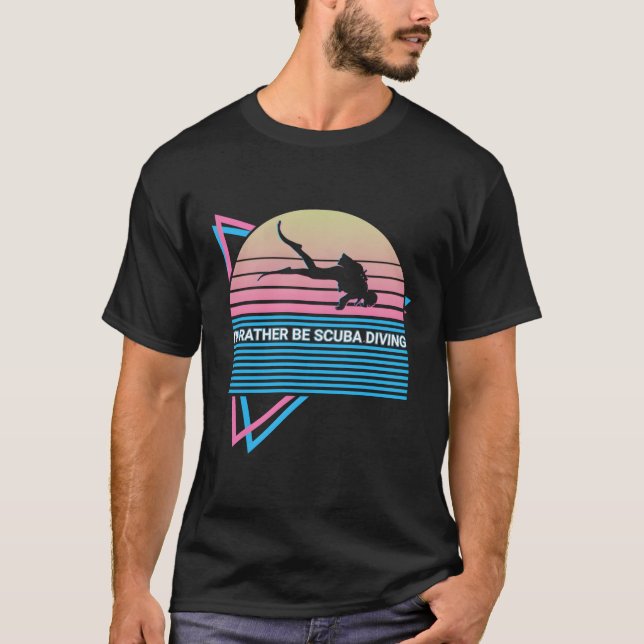 Ich bin eher Scuba Diver T-Shirt (Vorderseite)