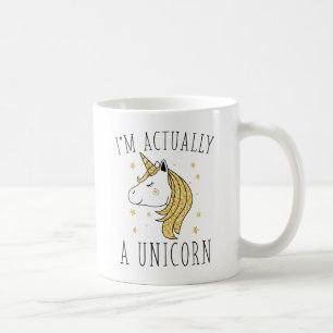 Ich bin eigentlich ein Einhorn Kaffeetasse