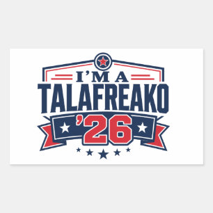 Ich bin ein ’26 Talafreako James Talarico 2026 Tex Rechteckiger Aufkleber