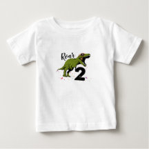 Ich bin ein 2 Dinosaurier Geburtstag Kinder T-Shir