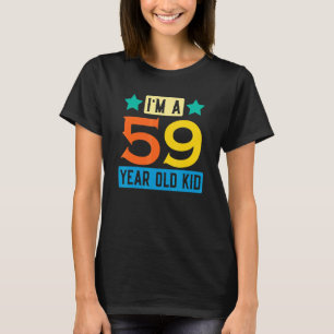 Ich bin ein 59-jähriges Kind 59. Geburtstagsfeier  T-Shirt